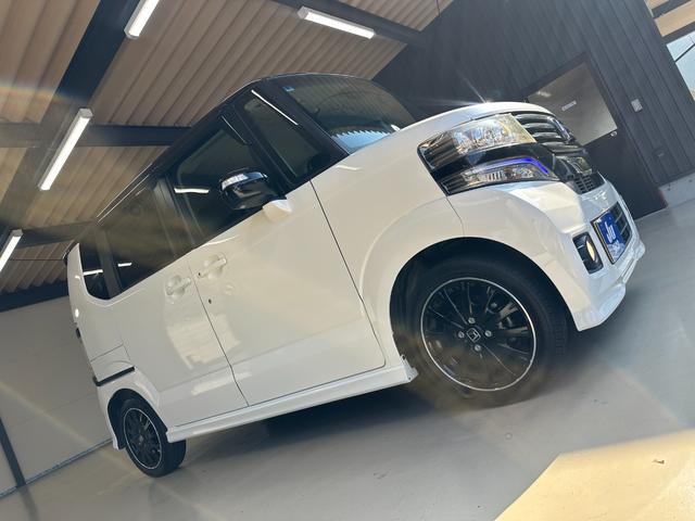 Ｎ－ＢＯＸカスタム ２トーンカラースタイル　Ｇ・ターボＡパッケージ　１年保証　走行無制限　あんしんパッケージ　ＣＴＢＡ　ドラレコ前後　インターナビ　ＴＶ　バックモニター　Ｂｌｕｅｔｏｏｔｈ　ＨＩＤ　ＥＴＣ　両側パワスラ　フォグ　パドルシフト　クルコン純正１５インチＡＷ（34枚目）