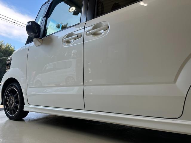 Ｎ－ＢＯＸカスタム ２トーンカラースタイル　Ｇ・ターボＡパッケージ　１年保証　走行無制限　あんしんパッケージ　ＣＴＢＡ　ドラレコ前後　インターナビ　ＴＶ　バックモニター　Ｂｌｕｅｔｏｏｔｈ　ＨＩＤ　ＥＴＣ　両側パワスラ　フォグ　パドルシフト　クルコン純正１５インチＡＷ（56枚目）