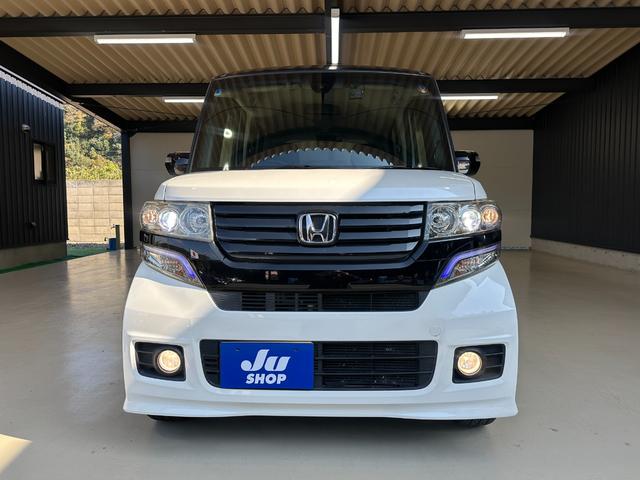 Ｎ－ＢＯＸカスタム ２トーンカラースタイル　Ｇ・ターボＡパッケージ　１年保証　走行無制限　あんしんパッケージ　ＣＴＢＡ　ドラレコ前後　インターナビ　ＴＶ　バックモニター　Ｂｌｕｅｔｏｏｔｈ　ＨＩＤ　ＥＴＣ　両側パワスラ　フォグ　パドルシフト　クルコン純正１５インチＡＷ（80枚目）