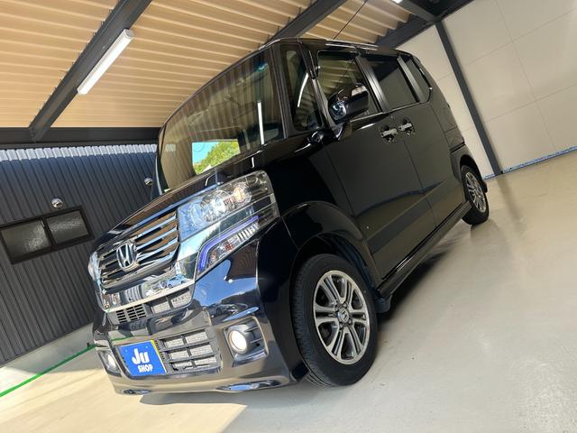 Ｎ－ＢＯＸカスタム Ｇ　ＳＳパッケージ　純正ナビ　ワンセグＴＶ　Ｂｌｕｅｔｏｏｔｈオーディオ　バックモニター　ホンダセンシング　両側パワースライドドア　ＨＩＤヘッドライト　オートライト　アイドリングストップ　純正アルミホイール（27枚目）