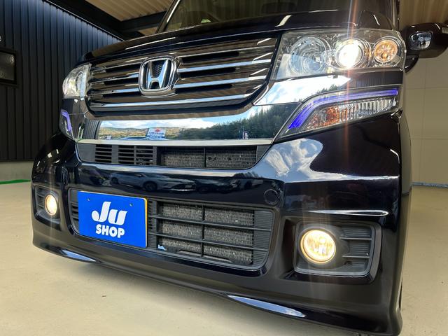 Ｎ－ＢＯＸカスタム Ｇ　ＳＳパッケージ　純正ナビ　ワンセグＴＶ　Ｂｌｕｅｔｏｏｔｈオーディオ　バックモニター　ホンダセンシング　両側パワースライドドア　ＨＩＤヘッドライト　オートライト　アイドリングストップ　純正アルミホイール（49枚目）