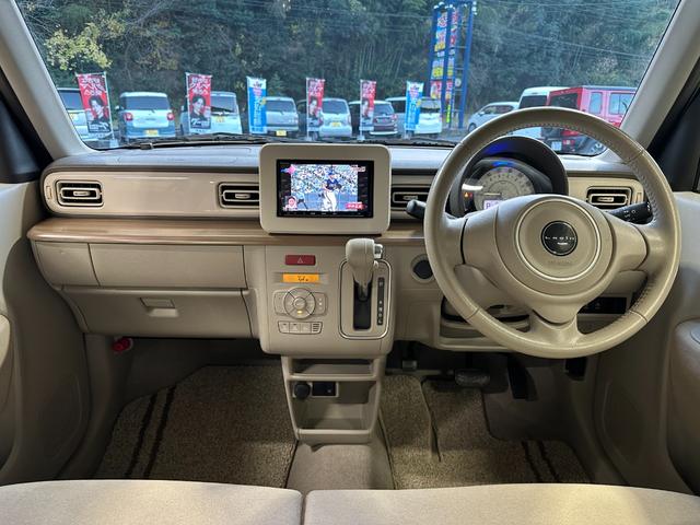 アルトラパン Ｘ　１年保証　走行無制限　レーダーブレーキサポート　ストラーダナビ　フルセグＴＶ　Ｂｌｕｅｔｏｏｔｈオーディオ　ＨＩＤヘッドライト　アイドリングストップ　プッシュスタート　スマートキー　アルミホイール（2枚目）