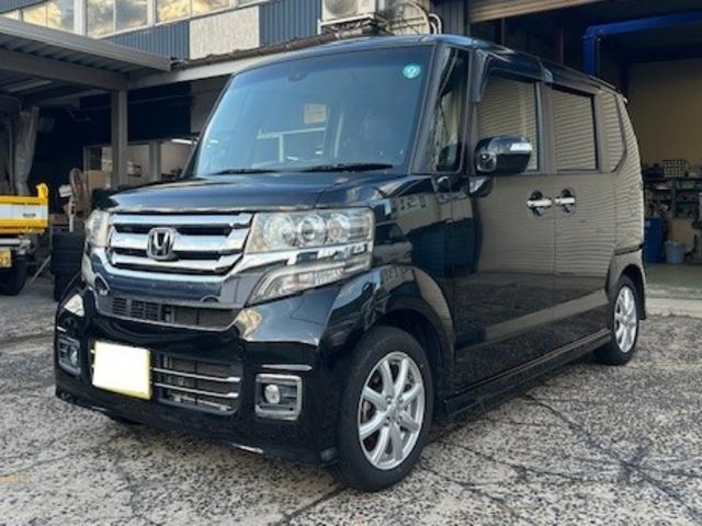 Ｎ－ＢＯＸカスタム Ｇ・ターボＬパッケージ　後期モデル　メモリーナビ　フルセグＴＶ　リアカメラ　スマートキー　ＨＩＤヘッドライト　衝突軽減ブレーキ　両側電動パワスラ　Ｂｌｕｅｔｏｏｔｈ　クルコン　ＥＴＣ（4枚目）