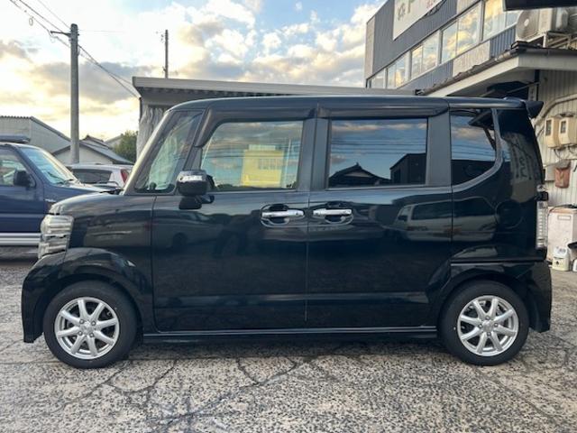 Ｎ－ＢＯＸカスタム Ｇ・ターボＬパッケージ　後期モデル　メモリーナビ　フルセグＴＶ　リアカメラ　スマートキー　ＨＩＤヘッドライト　衝突軽減ブレーキ　両側電動パワスラ　Ｂｌｕｅｔｏｏｔｈ　クルコン　ＥＴＣ（5枚目）