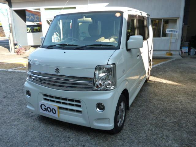 エブリイワゴン ＰＺターボ　ＥＴＣ　Ｋｅｎｗｏｏｄモニターレシーバー　社外ＬＥＤヘッドランプバルブ　ルームクリーニング済（2枚目）