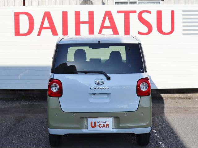 ムーヴキャンバス ストライプスＧ　衝突被害軽減システム　バックカメラ　両側パワースライドドア　運転席・助手席シートヒーター　ＬＥＤヘッドライト　フロントフォグランプ　スマートキー　オートマチックハイビーム　ベンチシート　フロアマット（6枚目）