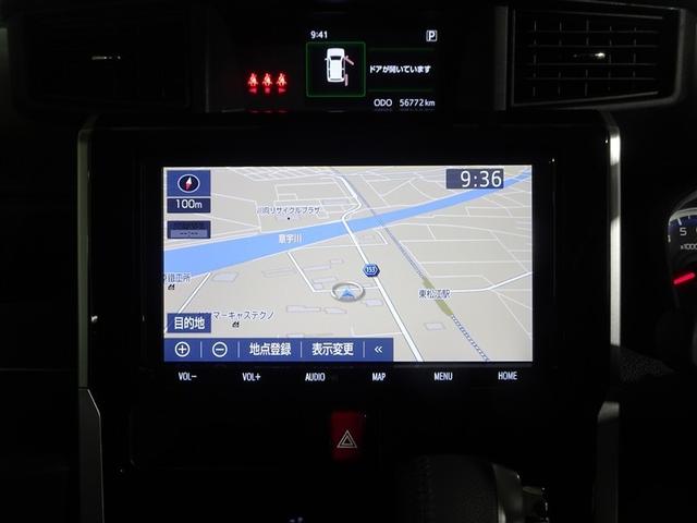 ルーミー カスタムG フルセグ メモリーナビ DVD再生 バックカメラ 衝突被害軽減システム ETC 両側電動スライド LEDヘッドランプ ウオークスルー ワンオーナー 記録簿 アイドリングストップ(9枚目)