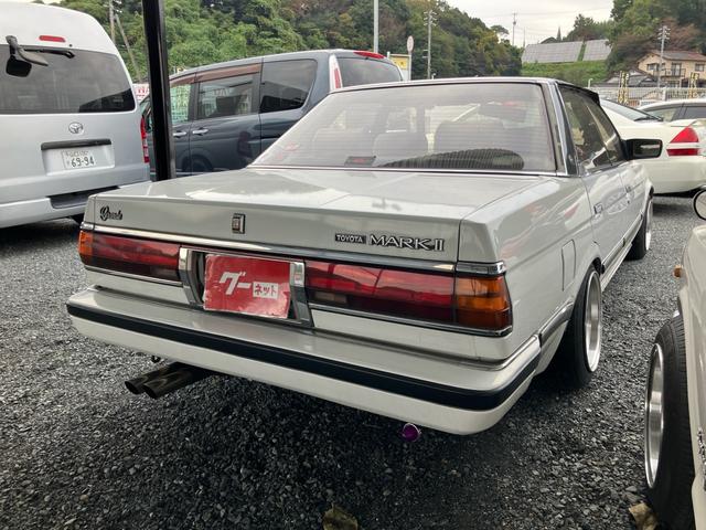 マークII グランデ 車高調 社外マフラー 社外ハンドル(6枚目)