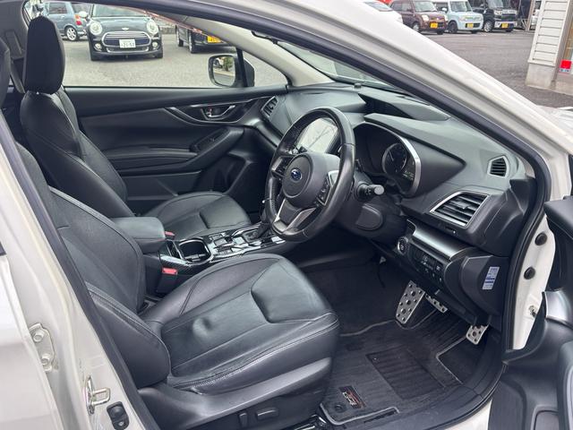 インプレッサG4 2.0i-Sアイサイト ブラックレザーセレクション 4WD 前後ドライブレコーダー レザーパワーシート シートヒーター STIエアロ パナソニックCN-LR820D レーダークルーズコントロール パドルシフト(6枚目)