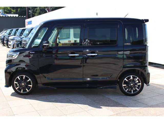スペーシアカスタム ハイブリッドＸＳターボ　禁煙車　全方位カメラ　ナビ　フルセグ　Ｂｌｕｅｔｏｏｔｈ　ＤＶＤ　ＥＴＣ　黒ハーフレザー調シート　革巻きステアリング　パドルシフト　クルコン　ＬＥＤ　天井サーキュレーター　　ヘッドアップディスプレイ（7枚目）