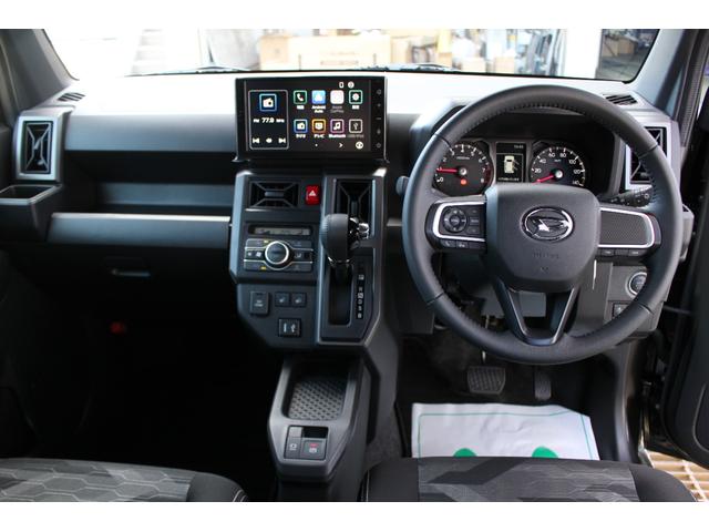 タフト G ダーククロムベンチャー 禁煙車 9インチディスプレイオーディオ バックカメラ フルセグTV Bluetooth 音声認識機能付き HOLD機能付電動パーキングブレーキ 前席左右シートヒーター 革巻きステアリング LEDライト(13枚目)