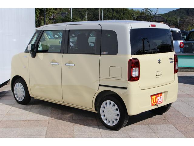 ワゴンＲスマイル ハイブリッドＳリミテッド　禁煙車　純正９インチナビ　全方位カメラ　ＣＤ　ＤＶＤ　フルセグＴＶ　Ｂｌｕｅｔｏｏｔｈ　ＬＥＤヘッドライト　両側パワースライドドア　シートヒーター　シフォンアイボリー×ソフトベージュツートン（8枚目）