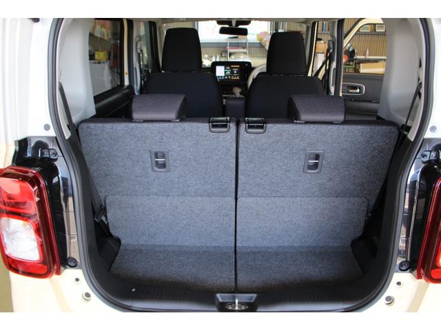 ワゴンＲスマイル ハイブリッドＳリミテッド　禁煙車　純正９インチナビ　全方位カメラ　ＣＤ　ＤＶＤ　フルセグＴＶ　Ｂｌｕｅｔｏｏｔｈ　ＬＥＤヘッドライト　両側パワースライドドア　シートヒーター　シフォンアイボリー×ソフトベージュツートン（22枚目）