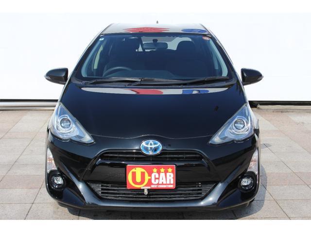 アクア Ｓ　禁煙車　ナビ　Ｂｌｕｅｔｏｏｔｈ　オートエアコン　純正ＬＥＤヘッドライト＆フォグランプ　純正１６インチアルミ　ＥＴＣ車載器　キーレス　オプションアームレスト　電動コーナーポール　新車ワンオーナー（2枚目）