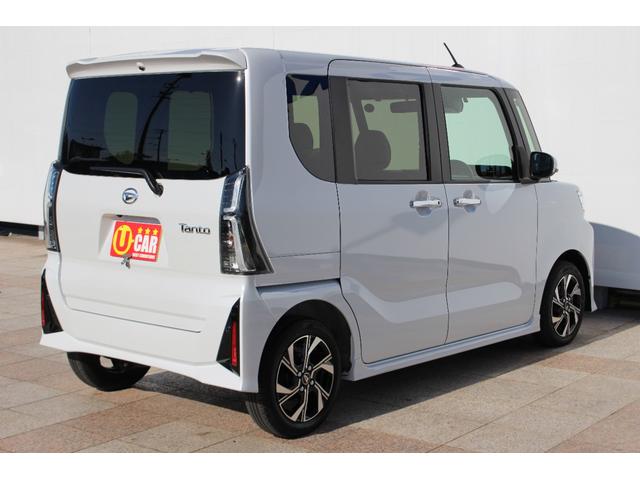 タント カスタムＸ　禁煙車　９ディスプレイオーディオ　パノラマカメラ　ＥＴＣ車載器　衝突被害軽減ブレーキ　ＬＥＤライト　両側パワースライドドア　前席左右シートヒーター　ロールサンシェイド＆シートバックテーブル　キーフリー（10枚目）