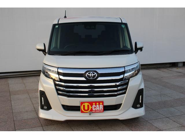 ルーミー カスタムＧ－Ｔ　禁煙車　９インチディスプレイオーディオ　パノラマカメラ　フルセグＴＶ　Ｂｌｕｅｔｏｏｔｈ　両側自動ドア　電動パーキングブレーキ　ＬＥＤヘッドライト＆フォグランプ　ＥＴＣ車載器　革巻きステアリング（2枚目）