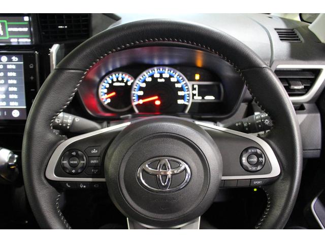 ルーミー カスタムＧ－Ｔ　禁煙車　９インチディスプレイオーディオ　パノラマカメラ　フルセグＴＶ　Ｂｌｕｅｔｏｏｔｈ　両側自動ドア　電動パーキングブレーキ　ＬＥＤヘッドライト＆フォグランプ　ＥＴＣ車載器　革巻きステアリング（28枚目）