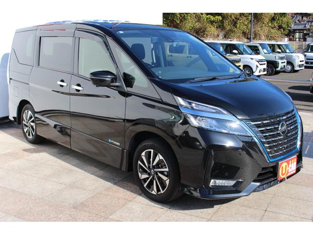 セレナ e-パワー ハイウェイスターV 福祉車両 セカンドスライドリフトアップシート ナビ アラウンドビューモニター 電動ブレーキ ステアリングヒーター 前席左右シートヒーター インテリジェントルームミラー ETC車載器 16AW 7人(12枚目)