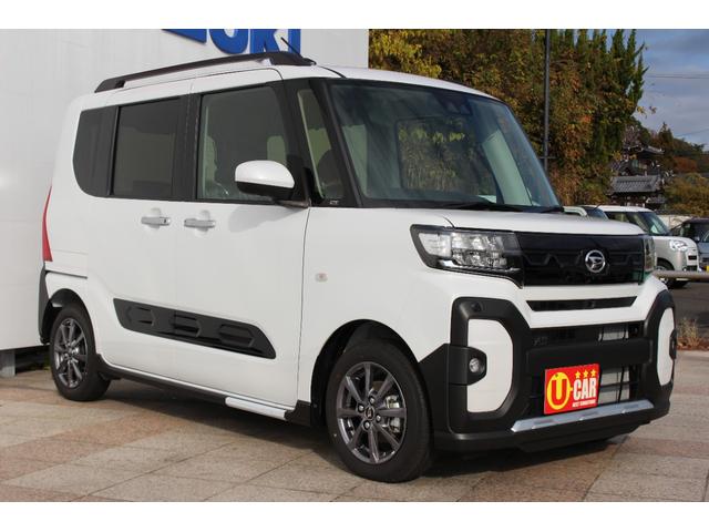 タント ファンクロス　禁煙車　届け出済未使用車　９ディスプレイオーディオ　パノラマカメラ　衝突被害軽減ブレーキ　両側自動ドア　撥水加工シート　前席左右シートヒーター　ロールサンシェイド＆シートバックテーブル　ＬＥＤライト（12枚目）