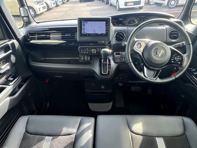 N-BOXカスタム Lターボ☆メモリーナビ☆バックカメラ☆半革☆試乗OK☆ 純正メモリーナビ☆バックカメラ☆両側パワースライドドア☆ハーフレザーシート☆シートヒーター☆LEDライト☆ETC☆ドラレコ☆ホンダセンシング☆アダプティブクルーズ☆15AW☆電子パーキング☆試乗OK(3枚目)