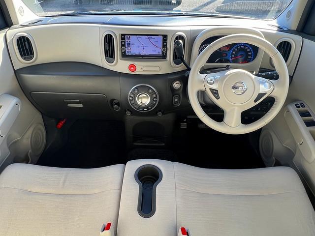 キューブ １５Ｘ　Ｖセレクション☆純正ＳＤナビ☆純正エアロ☆試乗ＯＫ☆　純正ＳＤナビ☆バックカメラ☆純正エアロ☆１５ＡＷ☆インテリジェントキー☆プッシュスタート☆アイドリングストップ☆ビルトインＥＴＣ☆前後ドライブレコーダー☆リアスライドシート☆走行４．９万Ｋ☆試乗ＯＫ（3枚目）