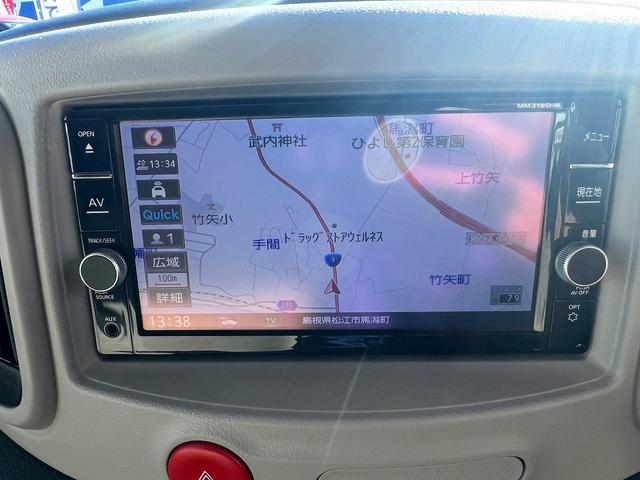 キューブ １５Ｘ　Ｖセレクション☆純正ＳＤナビ☆純正エアロ☆試乗ＯＫ☆　純正ＳＤナビ☆バックカメラ☆純正エアロ☆１５ＡＷ☆インテリジェントキー☆プッシュスタート☆アイドリングストップ☆ビルトインＥＴＣ☆前後ドライブレコーダー☆リアスライドシート☆走行４．９万Ｋ☆試乗ＯＫ（9枚目）