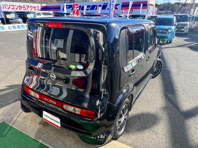 キューブ １５Ｘ　Ｖセレクション☆純正ＳＤナビ☆純正エアロ☆試乗ＯＫ☆　純正ＳＤナビ☆バックカメラ☆純正エアロ☆１５ＡＷ☆インテリジェントキー☆プッシュスタート☆アイドリングストップ☆ビルトインＥＴＣ☆前後ドライブレコーダー☆リアスライドシート☆走行４．９万Ｋ☆試乗ＯＫ（56枚目）