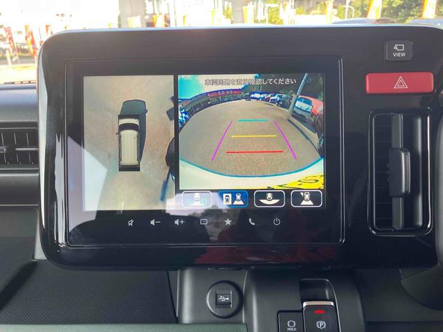 スペーシアギア ハイブリッドＸＺ　ターボ　純正９インチナビ　ＴＶ　全方位カメラ　両側電動スライドドア　レーダークルーズ　ステアリングヒーター　前席シートヒーター　サーキュレーター（4枚目）