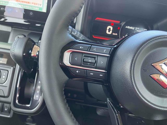 スペーシアギア ハイブリッドＸＺ　ターボ　純正９インチナビ　ＴＶ　全方位カメラ　両側電動スライドドア　レーダークルーズ　ステアリングヒーター　前席シートヒーター　サーキュレーター（9枚目）