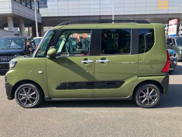 タント ファンクロス　両側電動スライドドア　９インチスマホ連携ディスプレイオーディオ　ＴＶ　衝突被害軽減システム　ＬＥＤヘッドランプ　スマートキー　アイドリングストップ　電動格納ミラー　シートヒーター（16枚目）