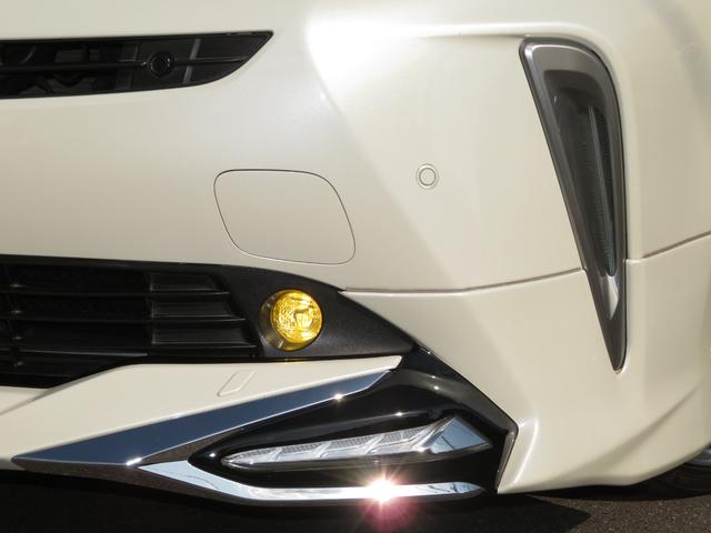 プリウス Sツーリングセレクション 純正9型SDナビ フルセグTV DVDビデオ CD録音 Bluetooth パノラミックビューモニター 合成皮革シート モデリスタアイコニックエアロ 外19インチアルミ セーフティセンス ドラレコ(11枚目)