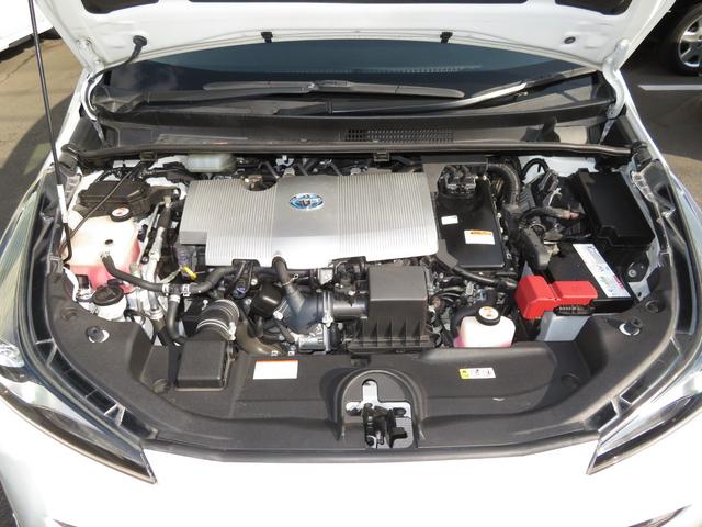 プリウス Sツーリングセレクション 純正9型SDナビ フルセグTV DVDビデオ CD録音 Bluetooth パノラミックビューモニター 合成皮革シート モデリスタアイコニックエアロ 外19インチアルミ セーフティセンス ドラレコ(29枚目)