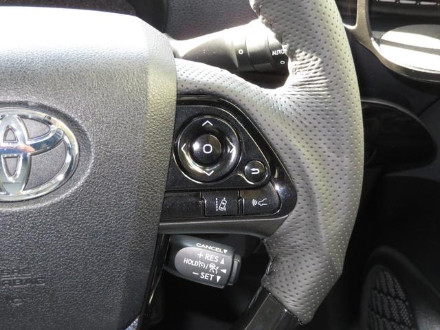 プリウス Sツーリングセレクション 純正9型SDナビ フルセグTV DVDビデオ CD録音 Bluetooth パノラミックビューモニター 合成皮革シート モデリスタアイコニックエアロ 外19インチアルミ セーフティセンス ドラレコ(34枚目)