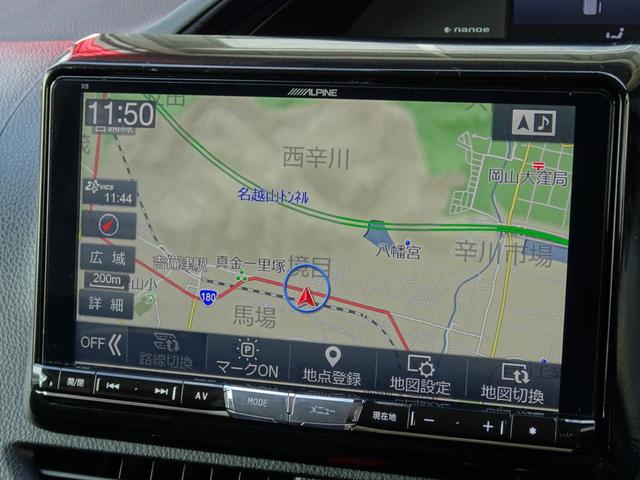 ハイブリッドGi 禁煙車 両パワスラ 9インチアルパインナビ フルセグ 後カメラ ETC LEDライト 革シート クルコン ヘッドレストモニター 1年保証(51枚目)