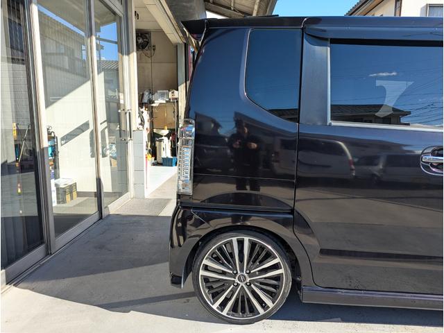 Ｎ－ＢＯＸカスタム Ｇ　ＳＳパッケージ　禁煙車＼ストラーダーナビ＼フルセグ＼Ｂｌｕｅｔｏｏｔｈ＼革調シートカバー＼両側パワスラ＼プッシュスタート＼スマートキー＼オートライト＼１７インチアルミ＼１年保証（46枚目）