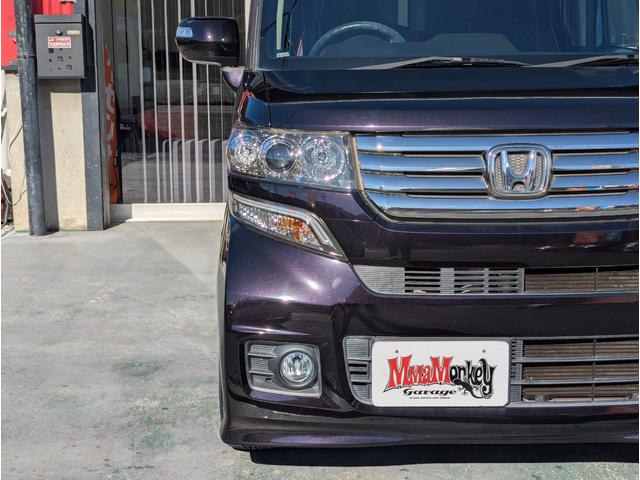 Ｎ－ＢＯＸカスタム Ｇ　ＳＳパッケージ　禁煙車＼ストラーダーナビ＼フルセグ＼Ｂｌｕｅｔｏｏｔｈ＼革調シートカバー＼両側パワスラ＼プッシュスタート＼スマートキー＼オートライト＼１７インチアルミ＼１年保証（50枚目）