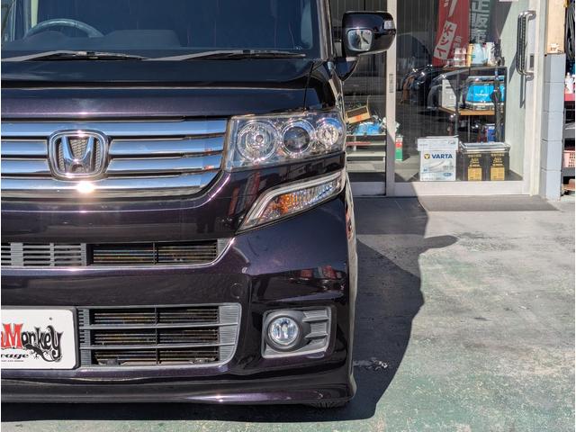 Ｎ－ＢＯＸカスタム Ｇ　ＳＳパッケージ　禁煙車＼ストラーダーナビ＼フルセグ＼Ｂｌｕｅｔｏｏｔｈ＼革調シートカバー＼両側パワスラ＼プッシュスタート＼スマートキー＼オートライト＼１７インチアルミ＼１年保証（51枚目）