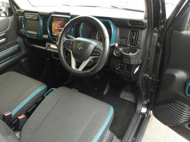 ハスラー ハイブリッドXターボ 禁煙ワンオーナー フルセグ付ナビ 15アルミホイール アイドリングストップ スタッドレスタイヤホイルセット積込 アラウンドビューモニター サイドエアバッグ 衝突被害軽減システム ETC バックカメラ(2枚目)