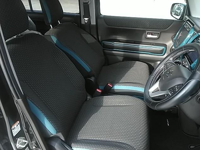 ハスラー ハイブリッドXターボ 禁煙ワンオーナー フルセグ付ナビ 15アルミホイール アイドリングストップ スタッドレスタイヤホイルセット積込 アラウンドビューモニター サイドエアバッグ 衝突被害軽減システム ETC バックカメラ(10枚目)