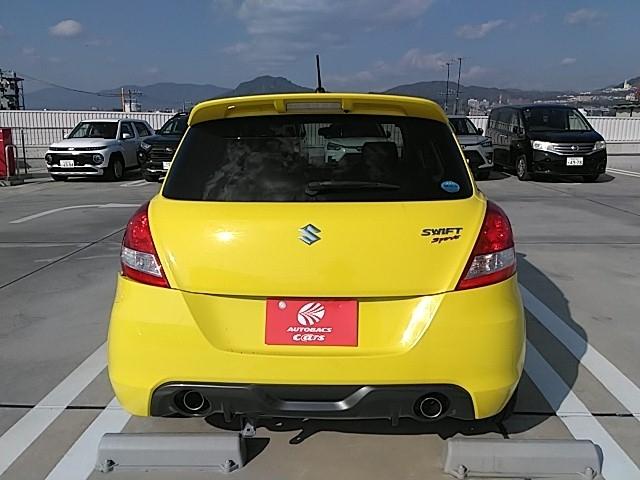 スイフトスポーツ ベースグレード　スポーツ　フルセグ付ナビ　１７アルミホイール　エアバッグ　　ＨＩＤヘッドライト　ＥＴＣ　スマートキー　オートクルーズコントロール　ＵＶカットプライバシーガラス　プッシュスタート　ウィンカーミラー（5枚目）