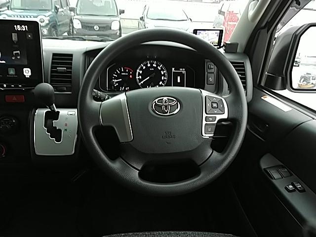 ハイエースバン DX GORDON MILLER V-01 4WD ディーゼル フロントフォグランプ ルーフラック サイドオーニング リアラダー スライドドア用網戸 リッタイラバーマット JHアルミ デジタルミラー(8枚目)