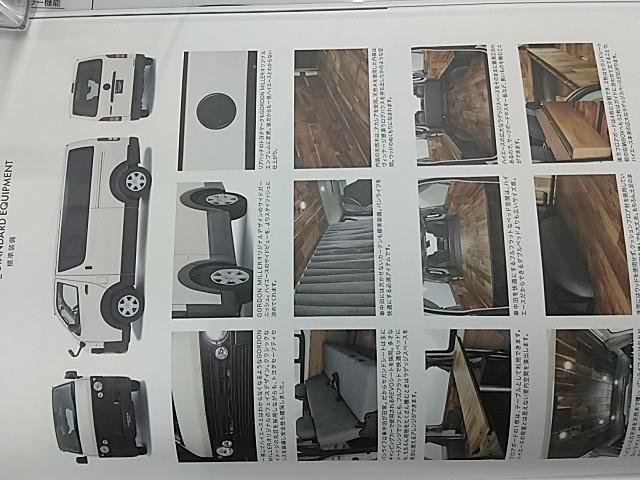 ハイエースバン DX GORDON MILLER V-01 4WD ディーゼル フロントフォグランプ ルーフラック サイドオーニング リアラダー スライドドア用網戸 リッタイラバーマット JHアルミ デジタルミラー(22枚目)