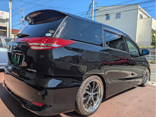 エスティマ アエラス　車高調／ブルートゥース対応ナビ／Ｂカメラ／ＥＴＣ／左側電動ドア／ドラレコ／ＷＯＲＫ１９インチＡＷ（5枚目）