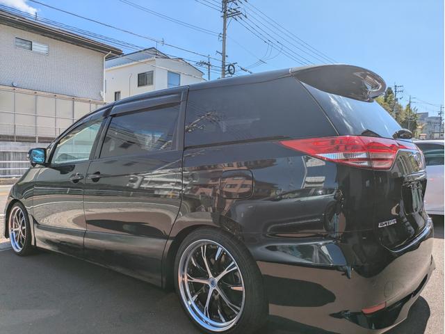 エスティマ アエラス　車高調／ブルートゥース対応ナビ／Ｂカメラ／ＥＴＣ／左側電動ドア／ドラレコ／ＷＯＲＫ１９インチＡＷ（7枚目）