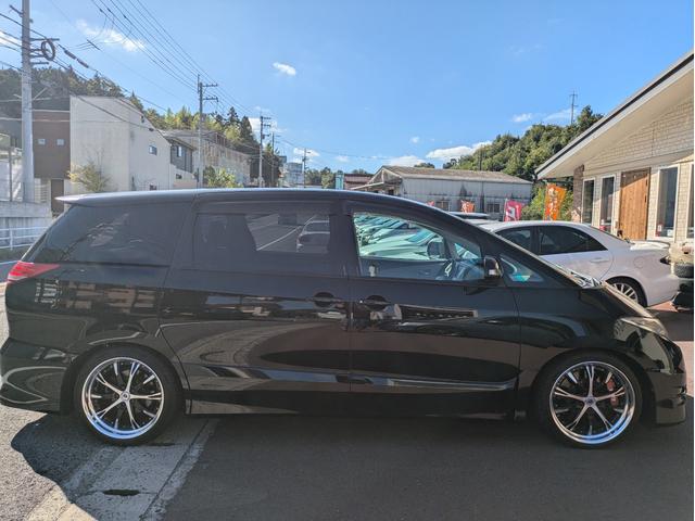 エスティマ アエラス　車高調／ブルートゥース対応ナビ／Ｂカメラ／ＥＴＣ／左側電動ドア／ドラレコ／ＷＯＲＫ１９インチＡＷ（18枚目）