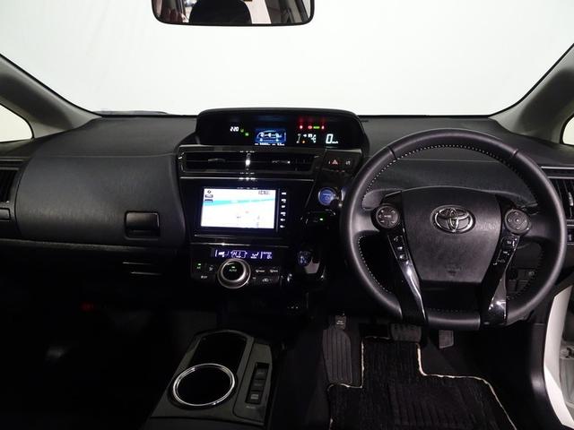 プリウスα S チューン ブラックII フルセグ メモリーナビ DVD再生 バックカメラ 衝突被害軽減システム ETC 乗車定員7人 3列シート ワンオーナー 記録簿(22枚目)