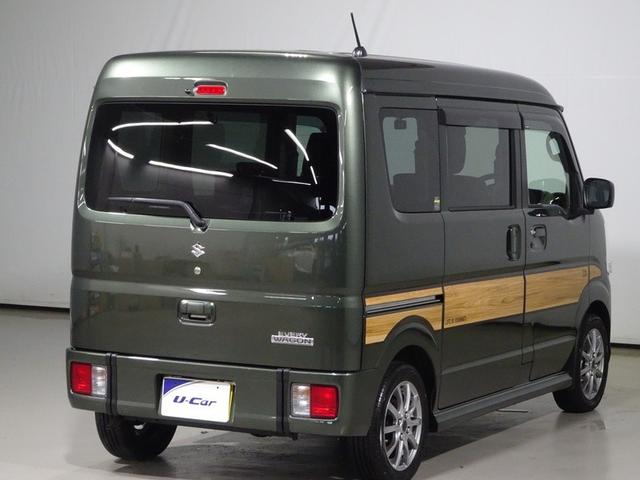 エブリイワゴン スローパー 4WD フルセグ メモリーナビ DVD再生 ミュージックプレイヤー接続可 バックカメラ 衝突被害軽減システム ETC ドラレコ ワンオーナー 記録簿 アイドリングストップ(3枚目)