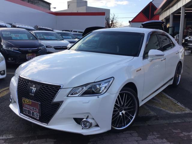 クラウンハイブリッド アスリートＧ　全方位モニター／ＥＴＣ／Ｂｌｕｅｔｏｏｔｈ対応／バックカメラ／車検１０年１月（2枚目）