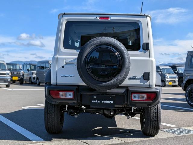 ジムニーシエラ ＪＣ　登録済み未使用車　オートマ車　４型最終モデル　カスタム車　リフトアップ　オートルビーズ仕様　スズスポグリル　ＴＯＹＯオープンカントリーホワイトレタータイヤ　Ｒａｍｏｎｅ２ホイール（7枚目）