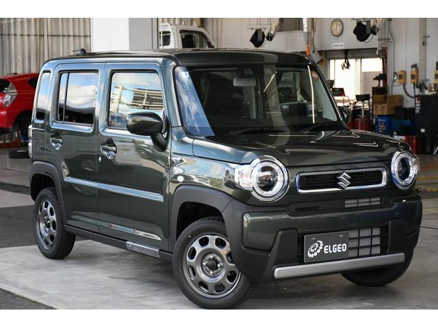 ハスラー ハイブリッドＧ　届出済み未使用車　ＬＥＤヘッドライト　衝突軽減装置　スマートキー　シートヒーター　オートエアコン　ワンオーナー　盗難防止装置　オートクルーズコントロール　プッシュスタート　フルフラット（3枚目）
